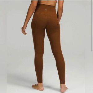 Lululemon align 25” toasted brown leggings size 2